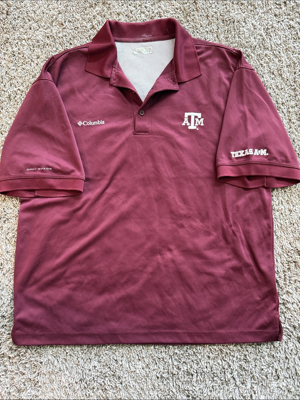 Columbia PFG Texas A&M polo